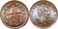 Weltmünzen 1 Kreuzer #16887 - Allemagne 1843 SPL magnifique exemplaire -