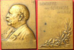 Medaillen #13870 - Plaquette Delphin Petit Société des sciences de Lille -