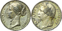Medaillen #13875 - Médaille Eugénie Impératrice et Napoleon III Empereur Etain 51 mm -
