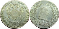 Weltmünzen 20 kreuzer #14410 - - François Ier 1809 C SUP -