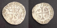 Frankreich Douzain #11187 - Henri III aux 2 H 1 er type 1588 C Saint Lo TB+ RARE R1 -