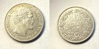 Weltmünzen 16 skilling Rigsmont #10605 - Danemark - Frederik VII 1856 SPL Qualité -