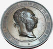 Medaillen #15146 - Médaille Autriche François Joseph I par J.Tauttenhayn 70 mm Uniface -