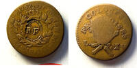 Frankreich 3 sols #10125 - GUADELOUPE 9 deniers ou ¼ escalin (12 deniers Louis XV) -