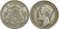 Weltmünzen 2 Kronor #18353 - Suède 1876 TTB -