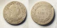 Weltmünzen 1 lira #10154 - Italie - Carlo Ludovico I 1837 TB+ -