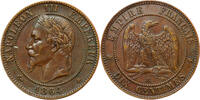Frankreich 10 centimes #18952 - 1864 BB Strasbourg Napoléon III TTB+/SUP -