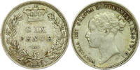 Weltmünzen Royaume Uni Six Pence 1883 TTB+ #5290 -