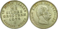 Weltmünzen 2½ silbergroschen Allemagne Royaume de Vereinsthaler - Wilhelm I 1871 C #5297 -