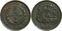 Weltmünzen half cent Malaisie Bornéo du Nord 1887H RARE - #5620 -