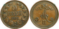 Weltmünzen 10 Pennia Finlande 1876 TTB+ Belle qualité - #5633 -