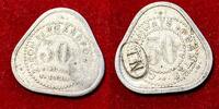 Medaillen 30 centimes #7567 - Jeton Nantes Tramways Alu 28 mm TN dans ovale -