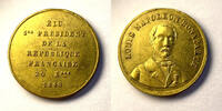 Medaillen #8747 - Médaille élu 1er président de la république française Louis Napoléon -