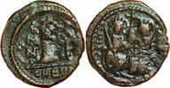 Antike follis #18179 - Byzantins ANNO Antioch Demi Justin I Sophia 20 mm -
