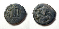 Antike Follis #9093 - Empire Byzantin - Maurice Tibère (Constantinople) Belle qualité -
