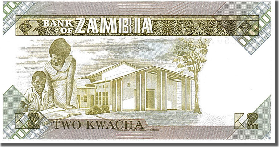 Zambia Kwacha Banknote Unc Ma Shops