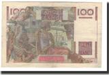 France 100 Francs 1953-10-01, Fayette:28b.3, KM:128e EF(40-45)