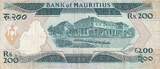 Mauritius 200 Rupees Banknote, Undated (1985), KM:39b VF(30-35)