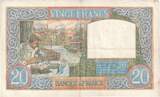 France 20 Francs 1941 Science et Travail, 1941-07-17, N.4950 EF(40-45)