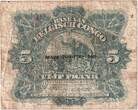 Belgian Congo 5 Francs 1947 1947-04-10 VF(20-25)
