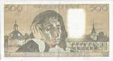 France 500 Francs 1991 Pascal, 1991-01-03, J.342 EF(40-45)