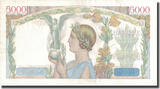France 5000 Francs Victoire, 1938-12-08, Fayette:46.1, KM:97a VF(30-35)