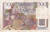 France 500 Francs 1952 Banknote, 500 F 1945-1953 