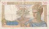France 50 Francs 1933 Cérès, 1940-02-22, G.12363 VF(30-35)