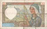 France 50 Francs 1940 Jacques Coeur, 1940-12-05, Y.27 VF(20-25)