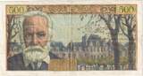 France 500 Francs 1954 Victor Hugo, 1954-03-04, P.29 EF(40-45)