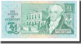 Guernsey 1 Pound Banknote, KM:48a UNC(65-70)