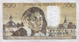 France 500 Francs 1977 Pascal, V.80, Fayette:71.17 VF(30-35)