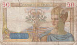 France 50 Francs 1938 Cérès, T.7619, Fayette:18.9, KM:85b VF(30-35)
