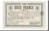 France 2 Francs 1920 Banknote, Pirot:7-53, Amiens UNC(65-70)