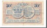 France 50 Centimes 1915 Banknote, Pirot:80-1, Melun AU(50-53)