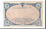 France 50 Centimes 1920 Banknote, Pirot:129-11 UNC(60-62)