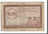 France 10 Centimes Banknote, Pirot:135-2, Régie des chemins de Fer VF(30-35)