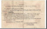 France 2 Francs 1914 Banknote, Pirot:59-2373, Solre-le-Château VF(30-35)