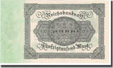 Germany 50,000 Mark 1922 Banknote, 1922-11-19, KM:79 UNC(65-70)