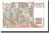 France 100 Francs 1953 Jeune Paysan, D AMBRIERES, GARGAM, 1953-10-01 UNC(65-70)