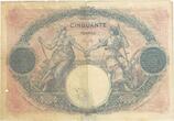 France 50 Francs 1926 Bleu et Rose, E.Picard-J.Laferrière, 1926-11-12 VF(20-25)