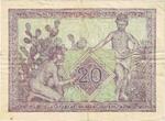Algeria 20 Francs 1945 Banknote, 1945-02-02, KM:92a EF(40-45)