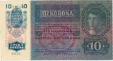 Austria 10 Kronen 1915 Banknote, 1915-01-02, KM:51a UNC(65-70)