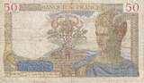 France 50 Francs 1936 Cérès, Fayette:17.31, KM:81 EF(40-45)