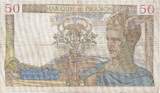 France 50 Francs 1937 Cérès, J.7313, Fayette:18.6, KM:81 VF(30-35)