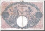 France 50 Francs 1916 Banknote, 50 F 1889-1927 