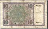 Netherlands 10 Gulden 1924 Banknote VF(20-25)
