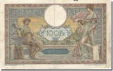 France 100 Francs 1921 Banknote, 100 F 1908-1939 