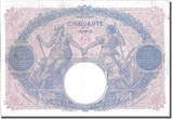 France 50 Francs 1913 Banknote, 50 F 1889-1927 