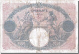 France 50 Francs 1913 Banknote, 50 F 1889-1927 